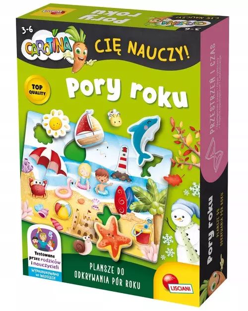 Carotina cię nauczy! Pory roku 102389 LISCIANI. Lisciani