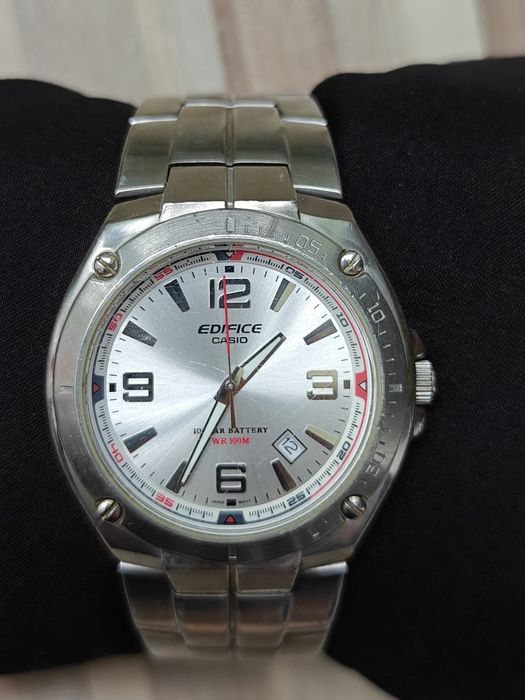Zegarek męski Casio EDIFICE 2719 srebrna tarcza