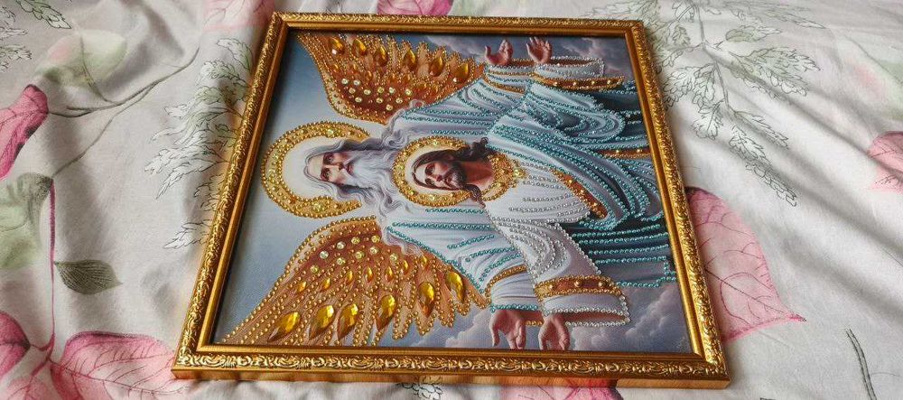 Картина Святі - Часткова Алмазна та бісерна викладка