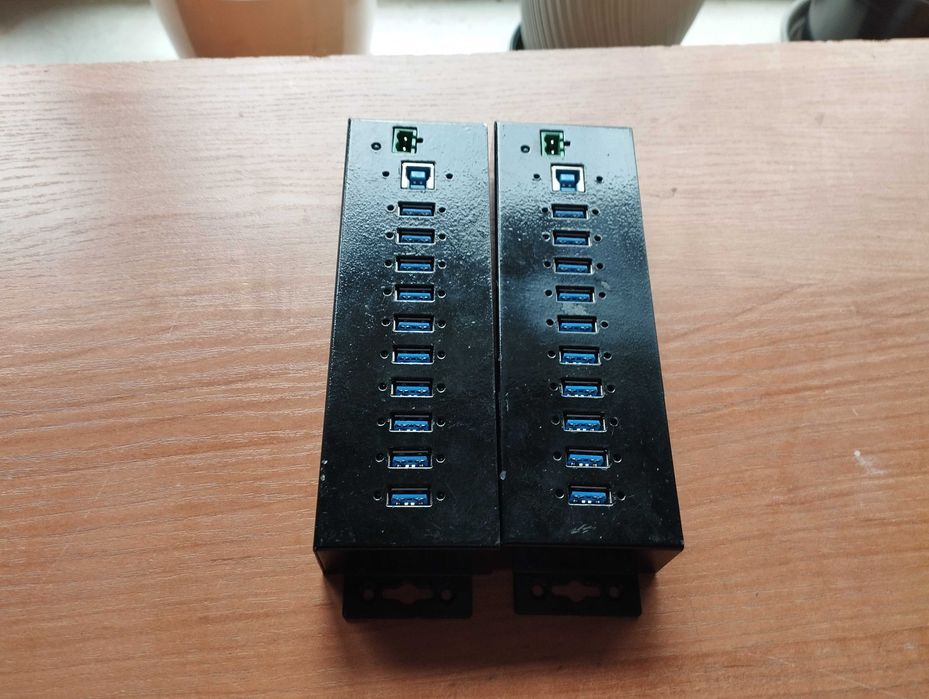 Aluminiowy Hub 10 port USB 3,0 DWIE SZTUKI!