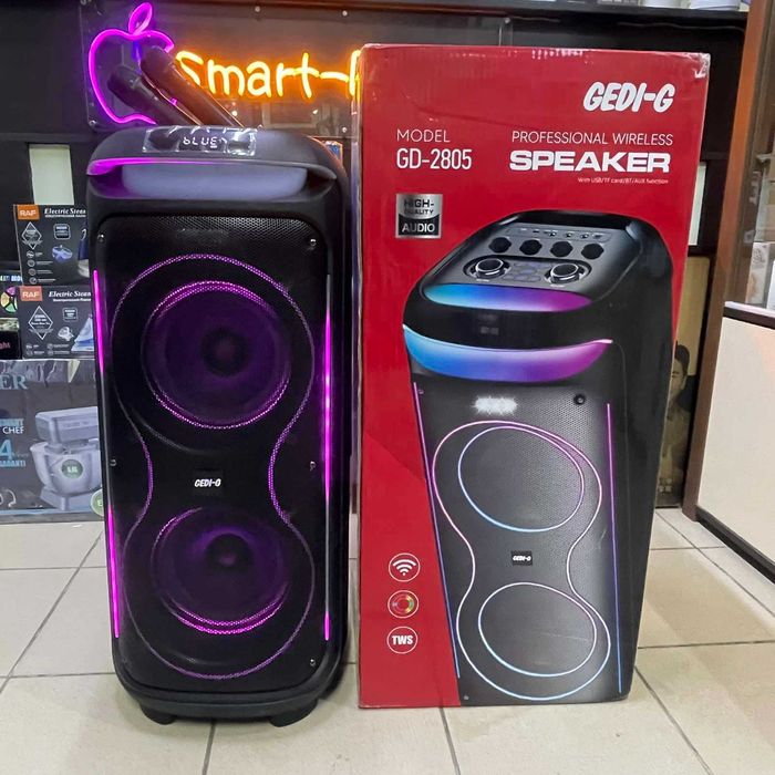 Аренда/ прокат мощной колонки GEDI 2805 + 2 беспроводных микрофона