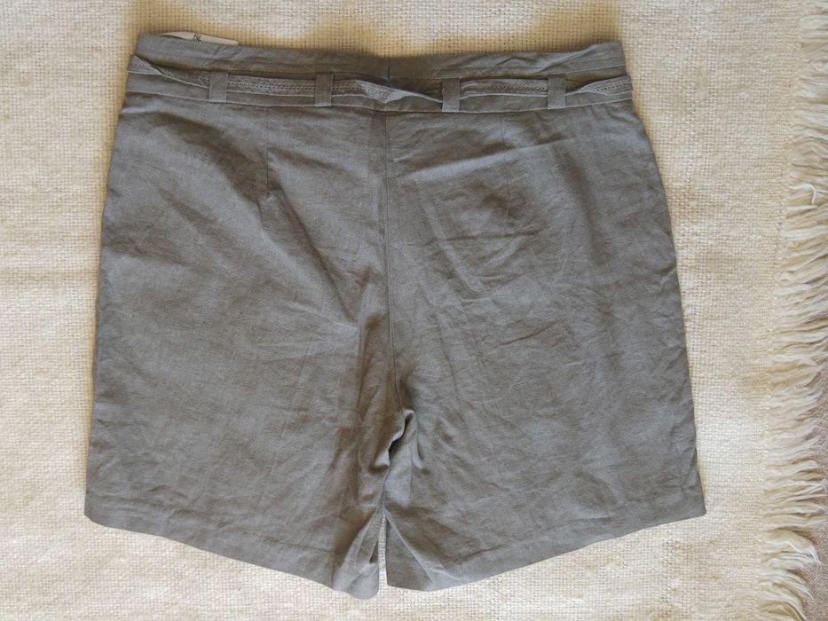 Spodenki lniane damskie