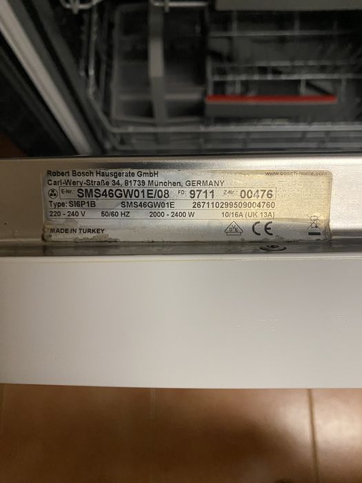 Maquina lavar loiça BOSCH