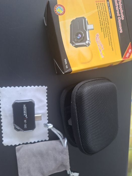 Camara termica ou  termografica Noyafa n-582, com ligacao USB-C para smartphone