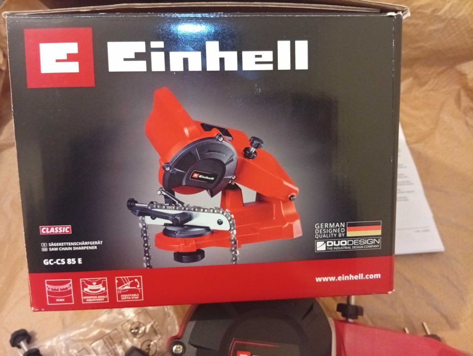 Afiadora de corrente de motosserra, Einhell GC-CS 85E