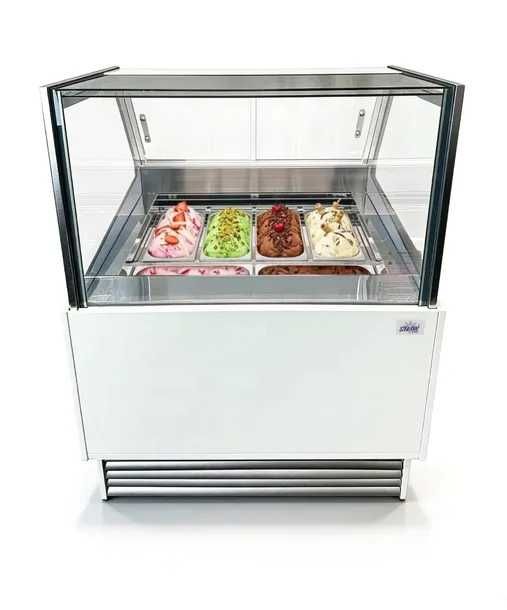 NOWA ! kuweciarka na lody witryna SZRON RTD 6PZ konserwator DOSTAWA zamrażarka do lodów gałkowych