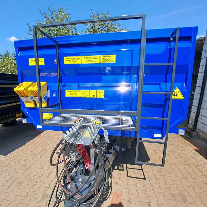 WIOSENNA OKAZJA Przyczepa Techmont Tandem Skorupa 10T