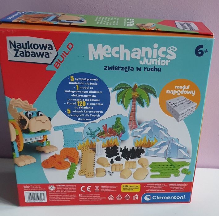 Clementoni - Mechanics Junior - zabawne zwierzęta - jak nowe