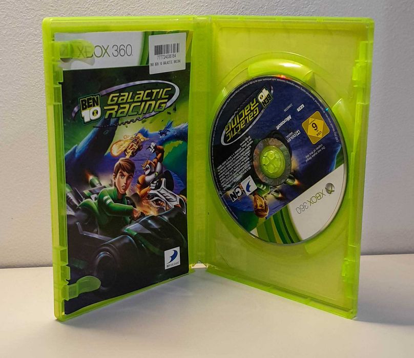 Gra Ben10 Galactic Racing WYŚCIGI dla dzieci Xbox 360 instrukcja 3xAng