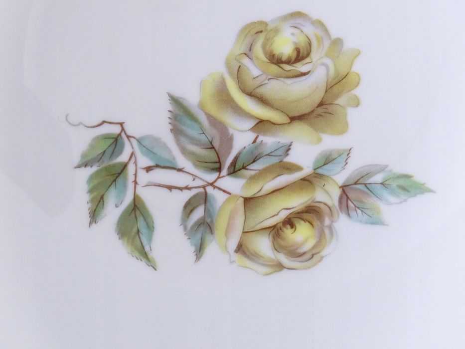 piękna salaterka misa patera porcelanowa róża