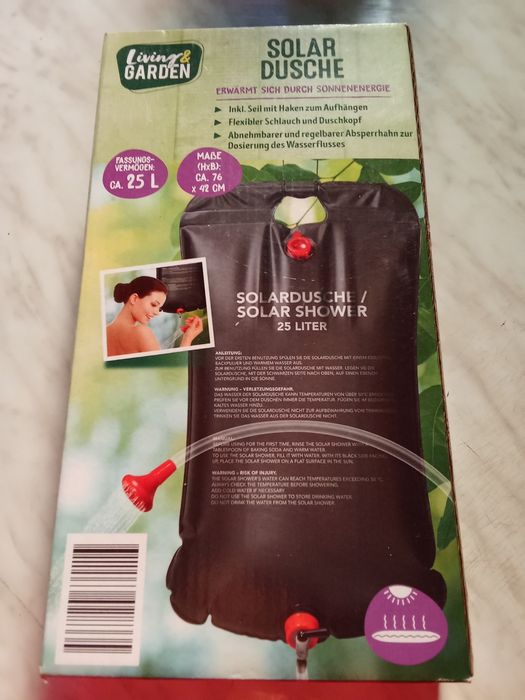 Портативний сонячний душ
