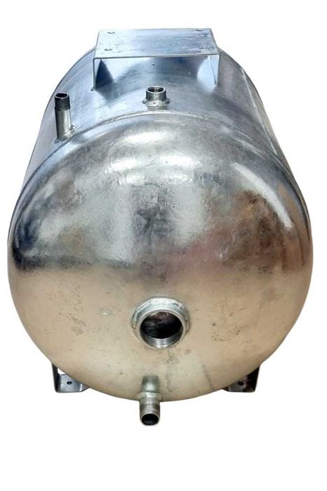 Zbiornik ocynkowany 100L poziomy WIMEST z osprzętem