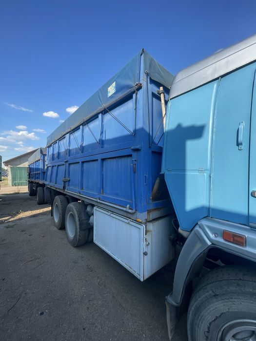 Камаз 5320 борт, з під зерна, з причепом