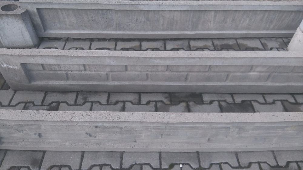 Płyta betonowa podmurówka pod panel, siatkę Łask Kolumna