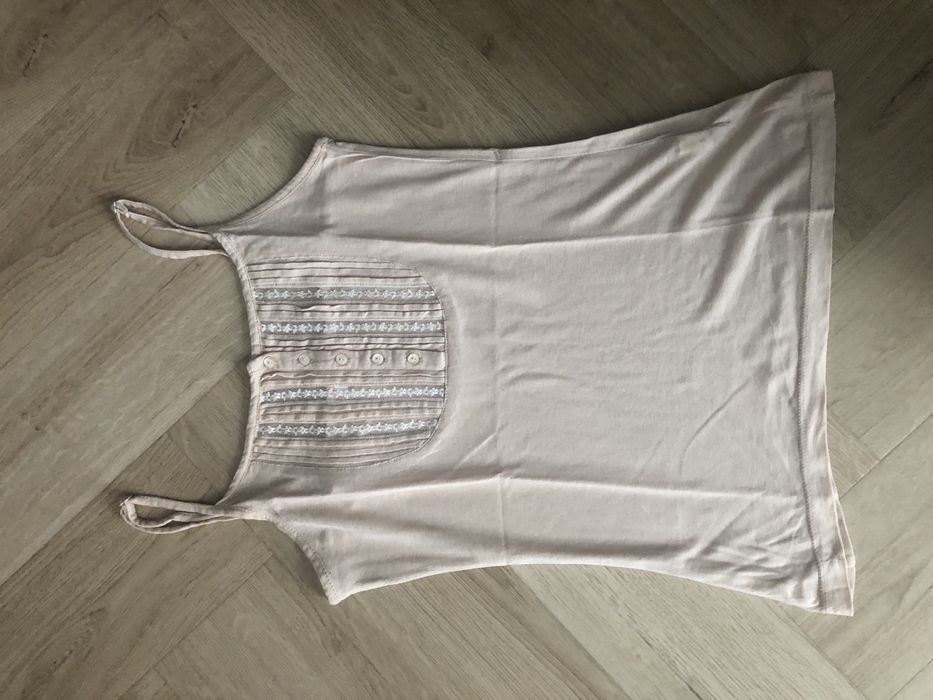 Bluzeczka ramiączka beżowa Oysho r S