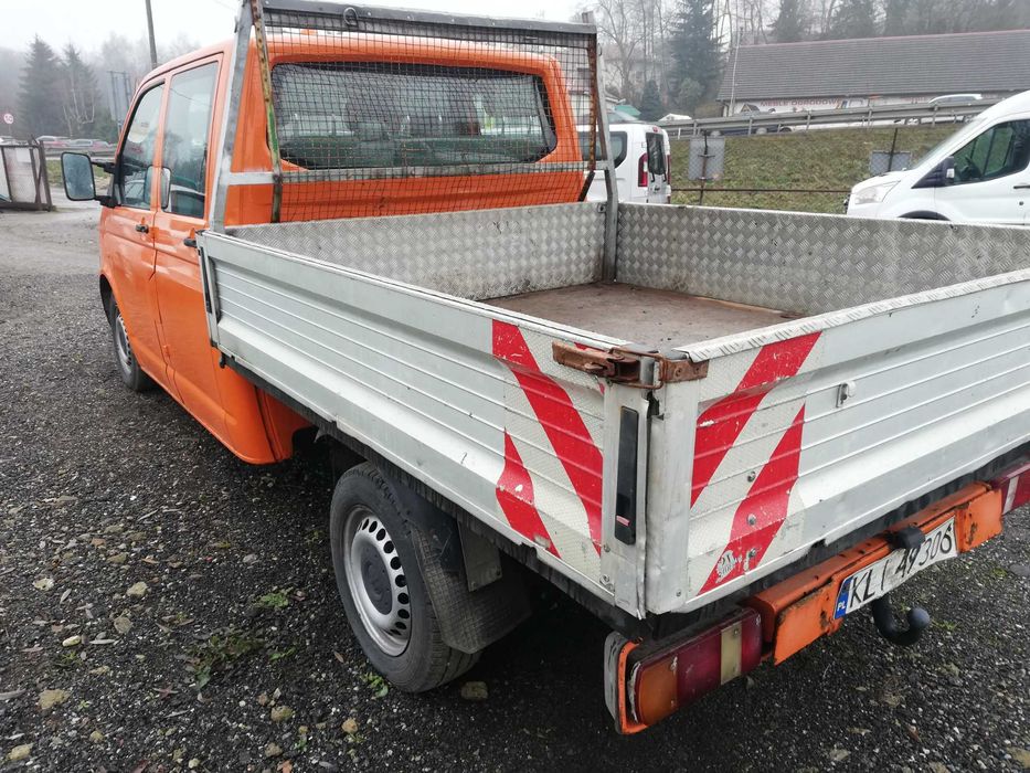 VW/T5/1.9/TDi/105KM/DOKA/Dubel/Kabina/6OSÓB/1Właś/Klimatyzacja/OKAZJA!