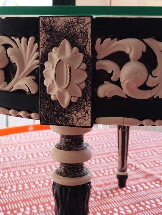 Mesa baixa estilo vintage