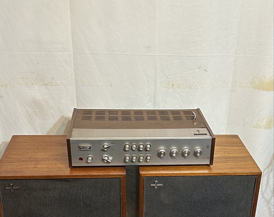 Amplificador Vintage Philips 591 + Colunas Originais