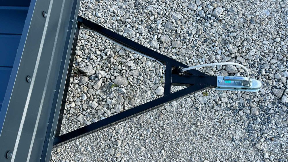 Причіп легковий двохосний (категорія В) 2,5 х 1,25 м борт 40см метал