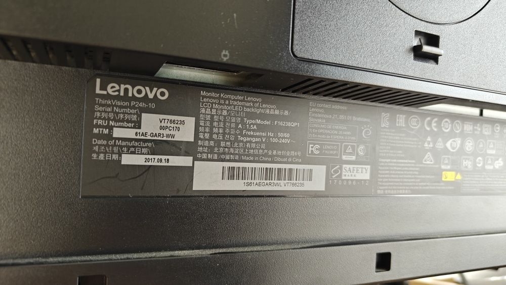 Monitor Lenovo 1440p