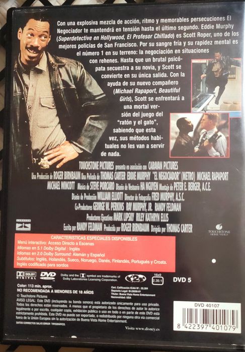 DVD Metro (El Negociador) com Eddie Murphy