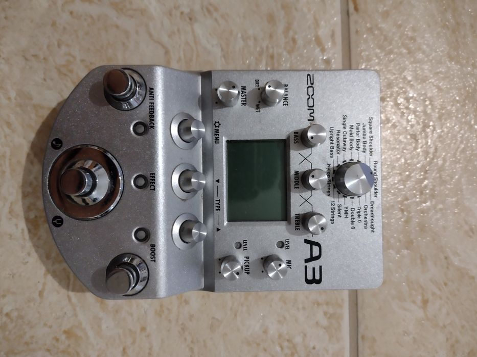 Pedal pré amp Zoom A3