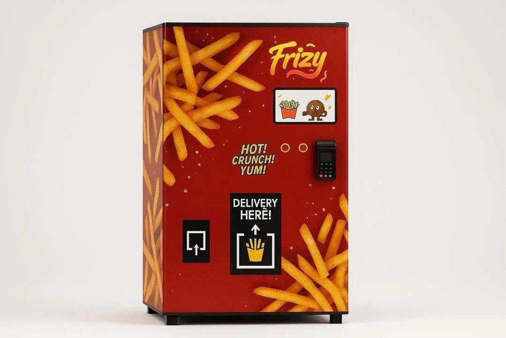 Batata vending machine fries vending
