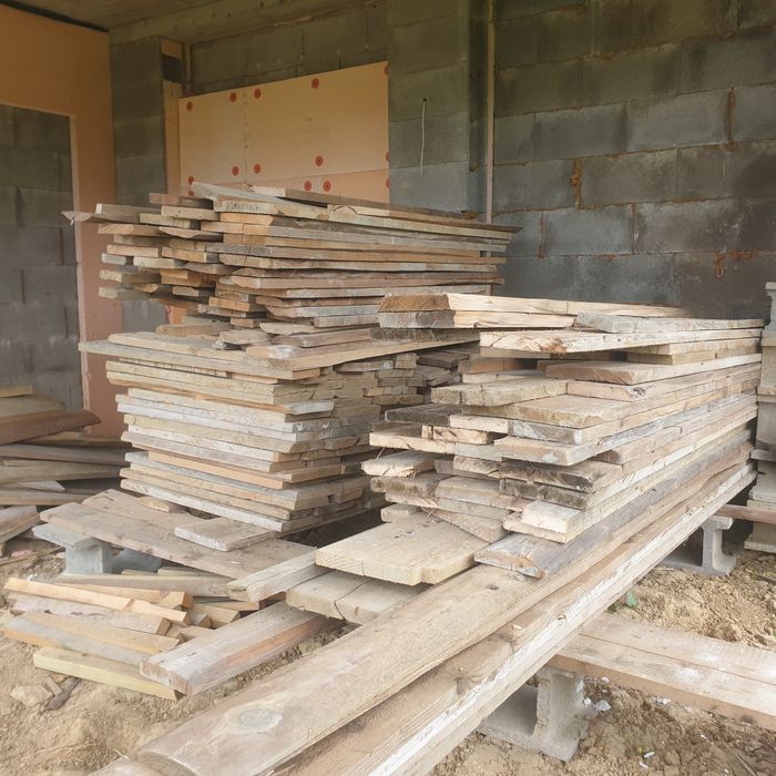 Deski szalunkowe  po 1 budowie