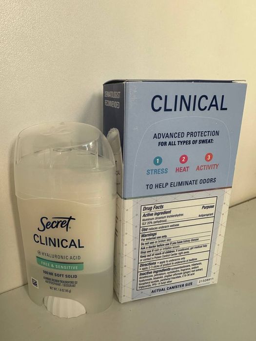 дезодорант антіпреспірант Secret clinical