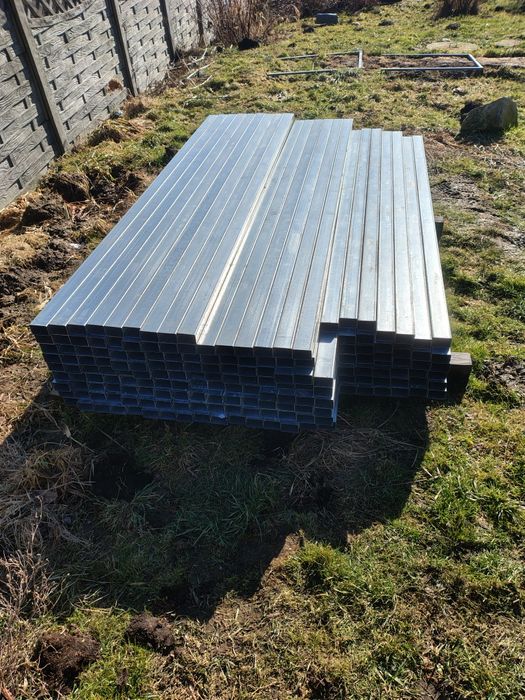 Profil 60x40 długość 2.3m. ocynkowane słupki ogrodzeniowe