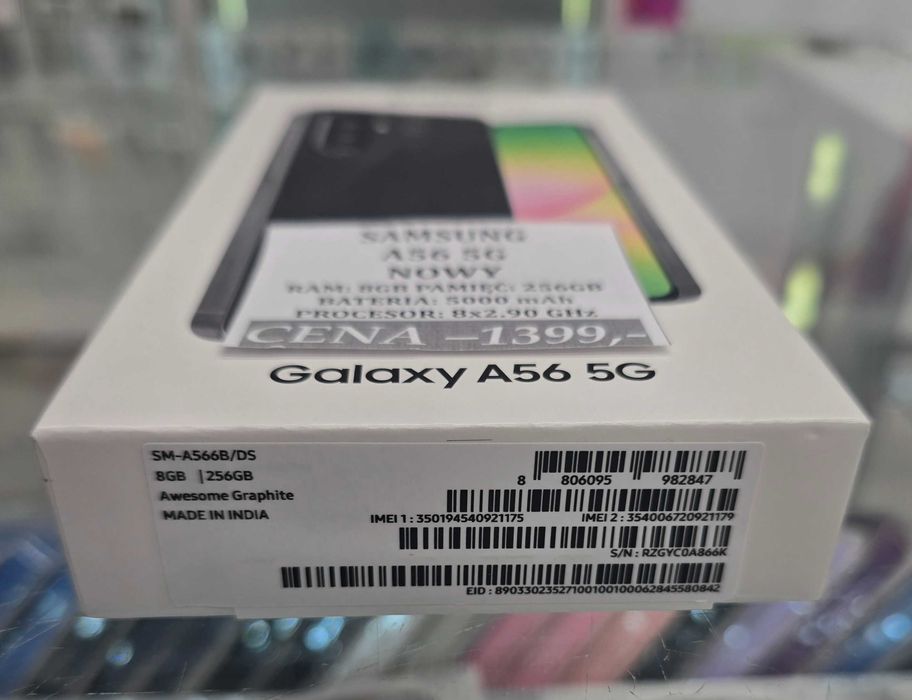 Samsung A56 5G 256GB NOWY Telakces Felicity *Raty 0%