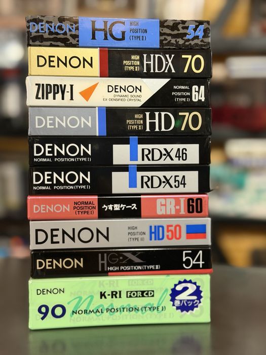Продам аудио кассеты Denon