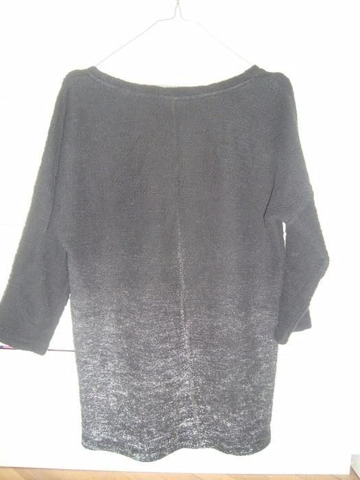 Vero Moda bluza sweter ombre czarno szara basic minimalizm czarna M