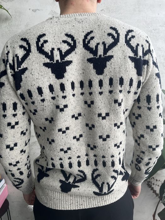 Теплый свитер с оленями Cedarwood state S