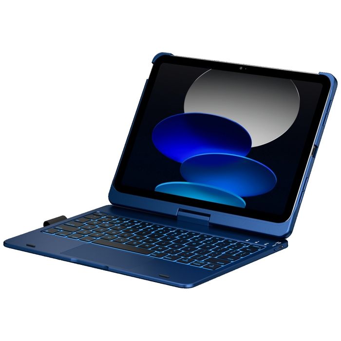 Etui Typecase Flexbook Touch z klawiaturą do iPad 11 (A16) 2025 / iPad 10.9 2022 ciemno niebieski