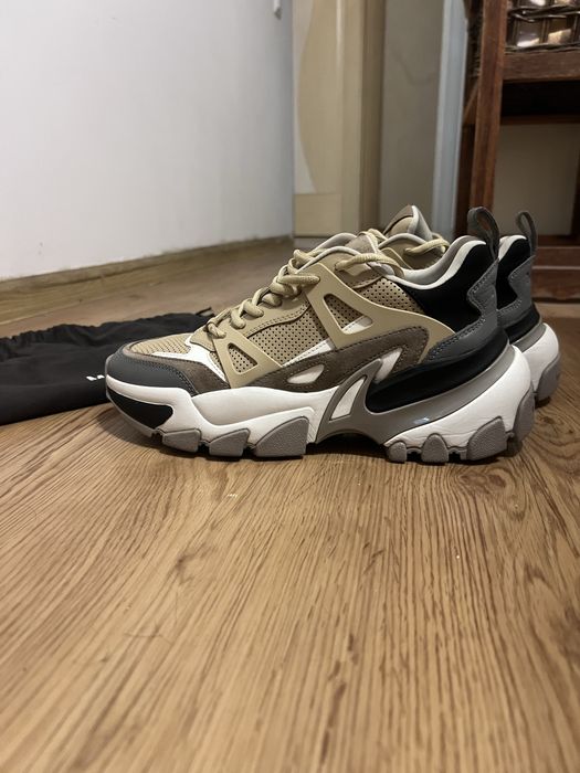 кросівки Michael kors Nick Leather and Suede Trainer