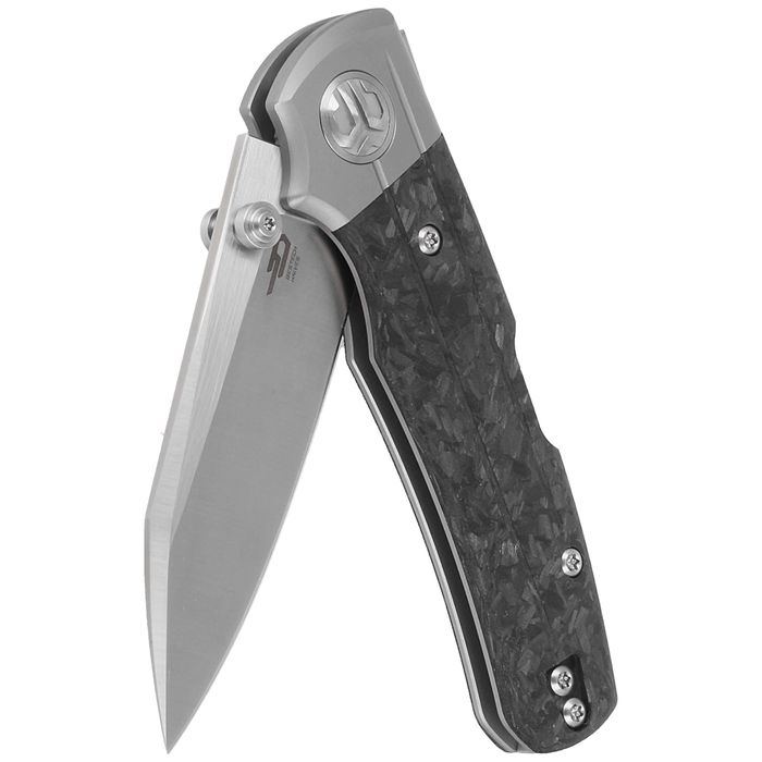 Nóż składany Bestech Tonic Grey Titanium/Marbled Carbon (BT2204D)