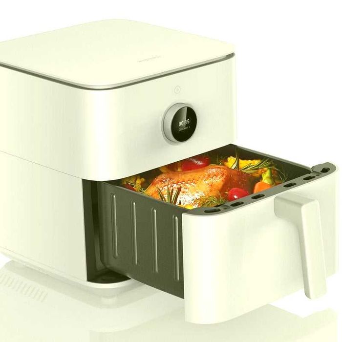 ISG Xiaomi Smart Air Fryer 6.5L Fritadeira Sem Óleo 6.5L 1800W Branca