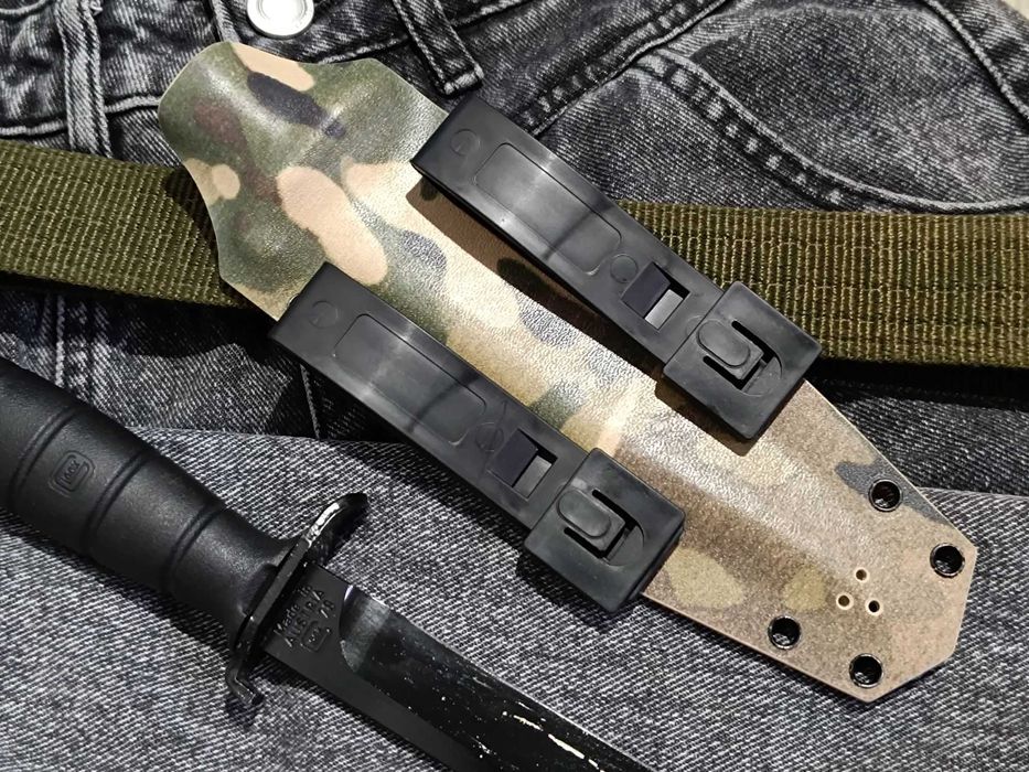 Ножни, чохол, піхви з кайдексу на ніж Glock78. Glock81.
