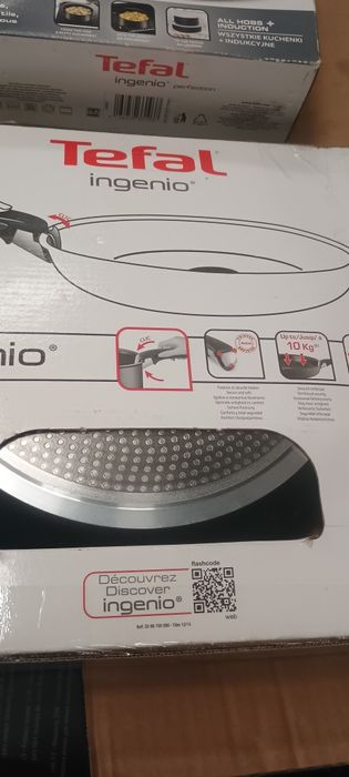 Tefal Ingenio perfection patelnie nowy kompletny zestaw 3 el