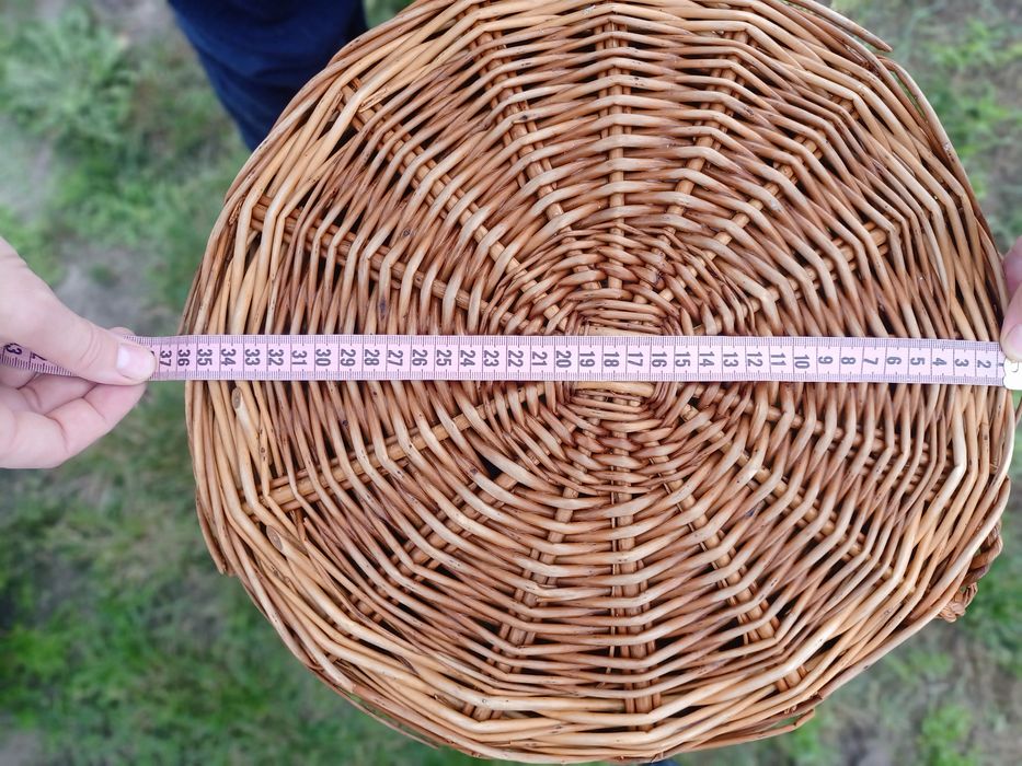 Kosz wiklinowy typu beczka 72cm