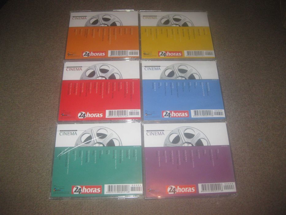 Colecção Completa com 6 CDs "As Melhores Melodias do Cinema"