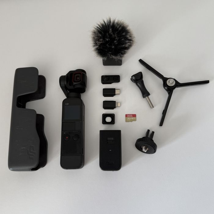 DJI OSMO POCKET 2 екшн камера професійна зйомка з стабілізатором Active Track 3.0 до 240 FPS + DJI mic мікрофон
