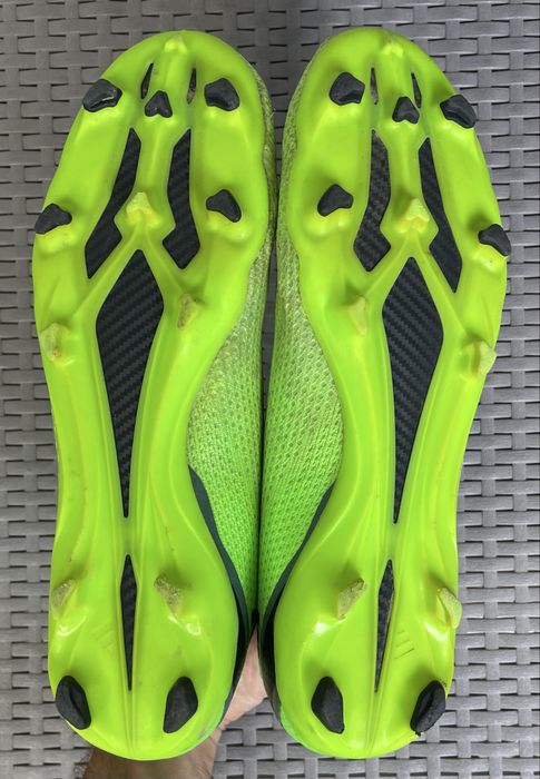 Adidas бутсы копы сороконожки 45-46 размер футбольные салатовые