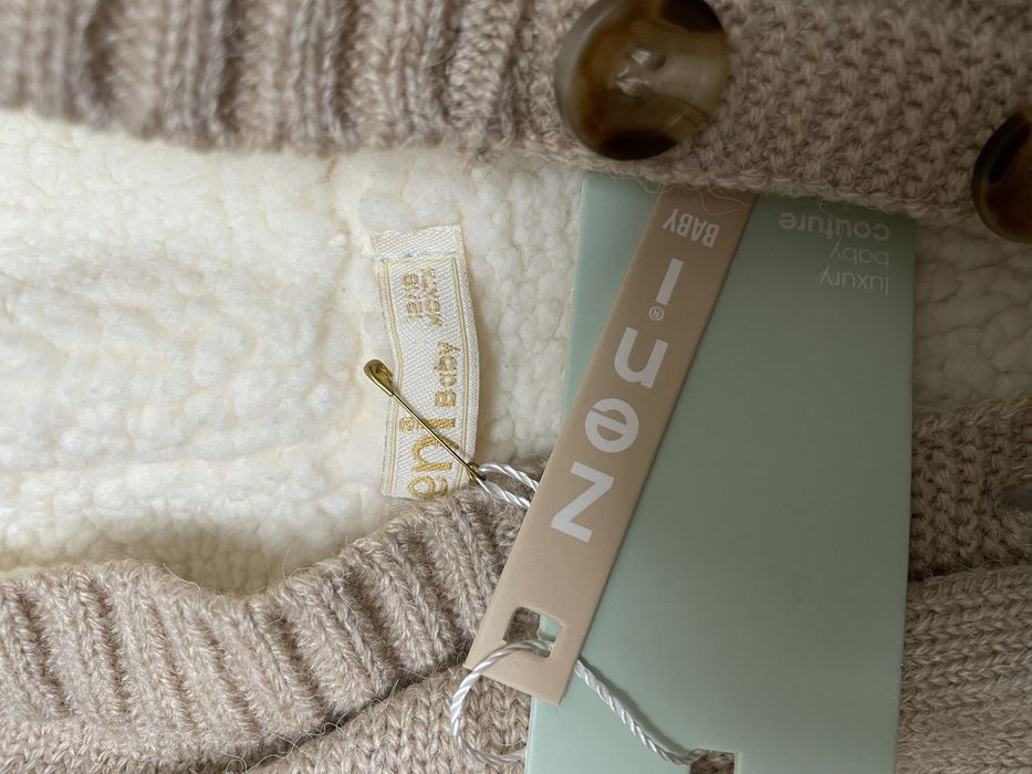 Вʼязаний комбенізон 6-12 місяців