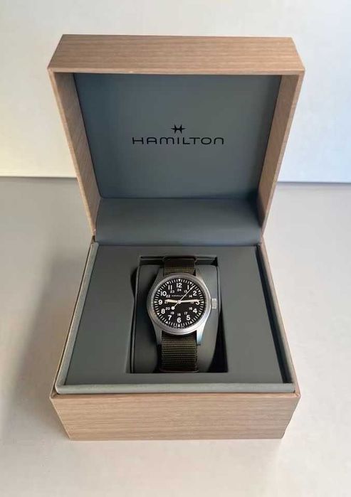 Hamilton Khaki Field Mechanical 38 mm bardzo dobry stan