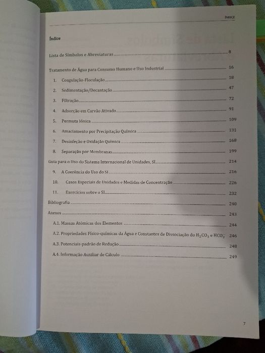 Livro "Tratamento de Água para Consumo Humano e Uso Industrial"