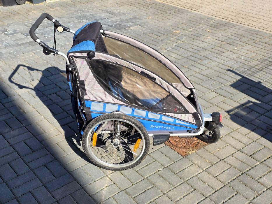 Przyczepka rowerowa, wózek Queridoo Sportex1