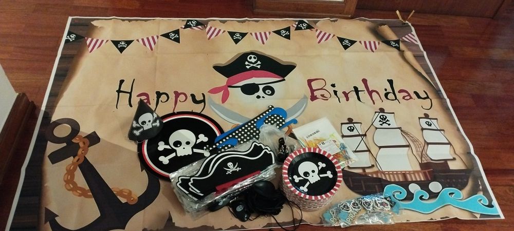 Kit para Festa de criança piratas e outas