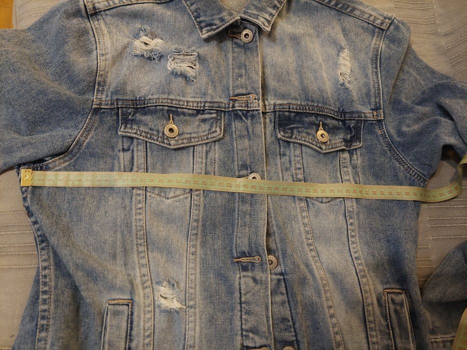 Kurtka jeansowa dłuższa